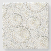 スノーマーブルコースター ストーンコースター (正面)