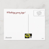 スノーメリークリスマスの灯台 シーズンポストカード (裏面)