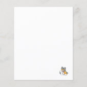 スノーモアおもしろいキャットウィンターホリデーデザイン (裏面)