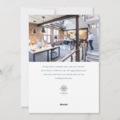 スノーモアおもしろいスノーフレークビジネスホリデーカード シーズンカード (裏面)