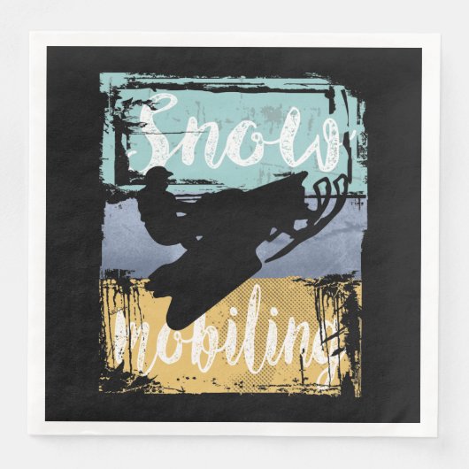 スノーモバイルレトロスタイルスノーモービル (正面)