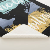 スノーモバイルレトロスタイルスノーモービル シェルパブランケット (3/4)