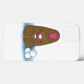 スノーモンキー雪合戦 Case-Mate iPhoneケース (裏面 (横))