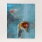 スノーモンキー。 ジグソーパズル (縦)