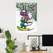 スノーモンキー ポスター (ホームオフィス)