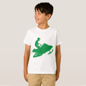 スノーモーバー/グリーンスレッド Tシャツ (正面フル)