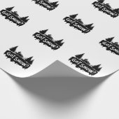 スノーモービリン得グ-雪 ラッピングペーパー (角)