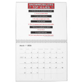 スノーモービルで行あ生命zazz カレンダー (3月 2026)