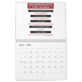 スノーモービルで行あ生命zazz カレンダー (3月 2027)