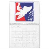 スノーモービルで行あ生命zazz カレンダー (1月 2027)