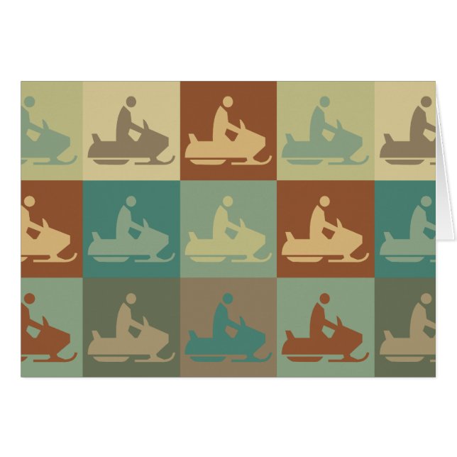 スノーモービルで行くポップアート (正面横)