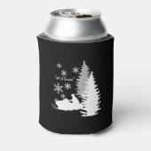 スノーモービルで雪を黒くする 缶クーラー (缶裏面)