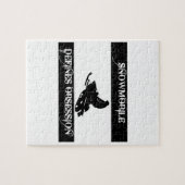 スノーモービルと取りつかれている ジグソーパズル (横)