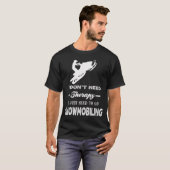 スノーモービルに行かなくちゃ Tシャツ (正面フル)