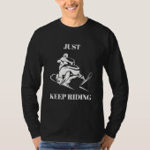スノーモービルの冒険 グラフィックTシャツ Tシャツ (正面)