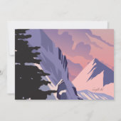 スノーモービルの招待状 招待状 (裏面)