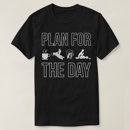 スノーモービルの日の計画5192 Tシャツ (デザイン正面)