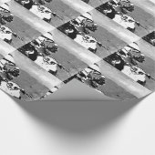 スノーモービルの自由 ラッピングペーパー (角)