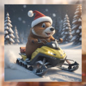 スノーモービルウィンドウの固定 ウィンドウサイン (シート2)