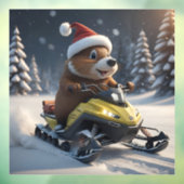 スノーモービルウィンドウの固定 ウィンドウサイン (シート3)