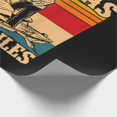 スノーモービルクールに乗るグランパス乗りスノーモービルSnowmobile Snowmob ラッピングペーパー (角)