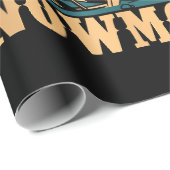 スノーモービルクールに乗るグランパス乗りスノーモービルSnowmobile Snowmob ラッピングペーパー (ロールコーナー)