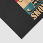 スノーモービルクールに乗るグランパス乗りスノーモービルSnowmobile Snowmob 薄葉紙 (詳細)