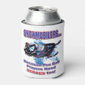 スノーモービルスバイスプロボールプレイヤー – 必要なヒーロー 缶クーラー (缶正面)