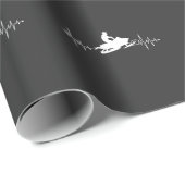 スノーモービルハートビートウィンタースポーツモータースレッド ラッピングペーパー (ロールコーナー)