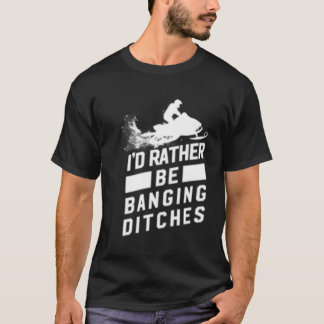 スノーモービルバンキングディツスノーモービル Tシャツ