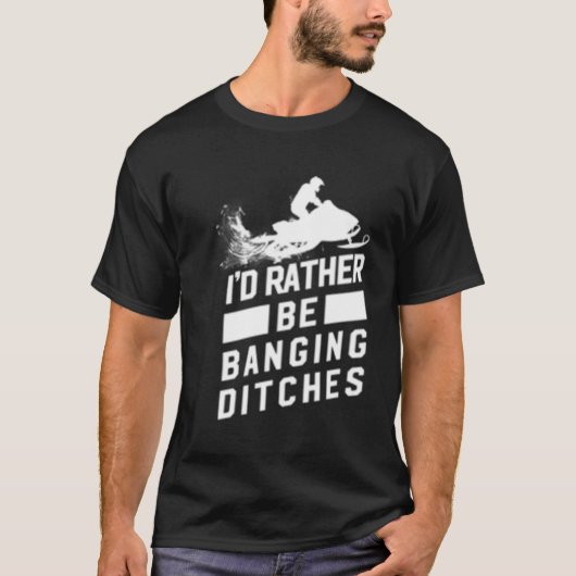 スノーモービルバンキングディツスノーモービル Tシャツ (正面)