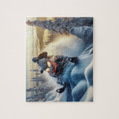 スノーモービルパズル ジグソーパズル (縦)