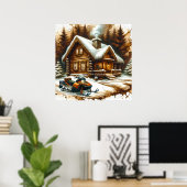 スノーモービルポスター ポスター (ホームオフィス)