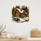 スノーモービルポスター ポスター (キッチン)