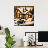 スノーモービルポスター ポスター (ホームオフィス)