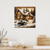 スノーモービルポスター ポスター (キッチン)