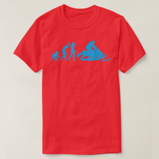 スノーモービルモーターサイクルエボリューション838 Tシャツ (デザイン正面)