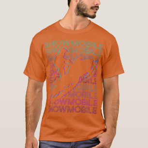 スノーモービルレトロ Tシャツ