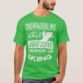 スノーモービル乗用スノーモービルパンプン Tシャツ