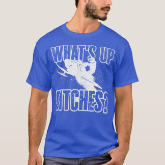 スノーモービル乗馬スノーモービルWhats Up Ditches Fu Tシャツ