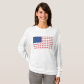 スノーモービル国旗 Tシャツ (正面フル)