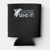 スノーモービル好きがまだシャツを送る 缶クーラー (正面)