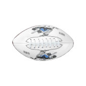 スノーモービル漫画イラストレーション アメリカンフットボール (正面)