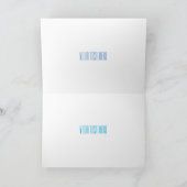 スノーモービル漫画イラストレーション カード (内部)