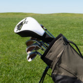 スノーモービル漫画イラストレーション ゴルフヘッドカバー (インサイチュ)