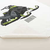 スノーモービル漫画イラストレーション シェルパブランケット (3/4)