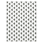 スノーモービル漫画イラストレーション テーブルクロス (正面)