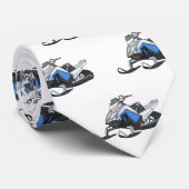 スノーモービル漫画イラストレーション ネクタイ (ロール)