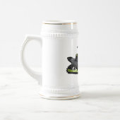 スノーモービル漫画イラストレーション ビールジョッキ (左)