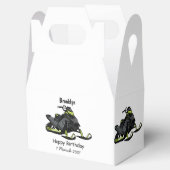 スノーモービル漫画イラストレーション フェイバーボックス (オープン)